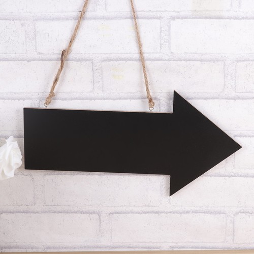 Wooden arrow chalkboard sign - wooden,