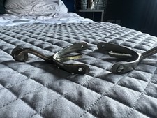 British Army/Military Household Cavalry Metal Swan Neck Boot Spurs Pair