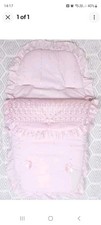 Pink Baby Girls Foot Muff