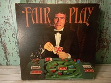 Fair Play Vintage Poker Board Game cards poker Jumbo 1970`s Made In Holland