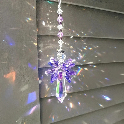 Rainbow guardian angel crystal - guardian,