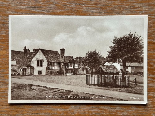 Vintage evesham postcard - vintage,