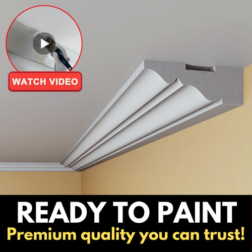 Coving cornice flat ceiling - coving,