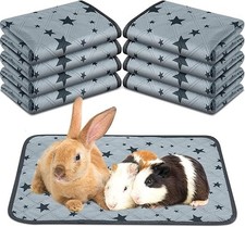 8 Pcs Bulk Guinea Pig Pee Pad Reusable Washable Cage Liners Guinea Pig Fleece Be