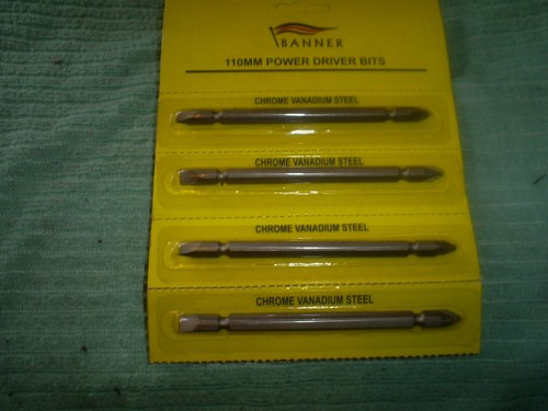 Screwdriver bits 110 - bits, long