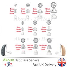 GENUINE Siemens / Signia / Sivantos Hearing Aid Domes - Life and Click Domes