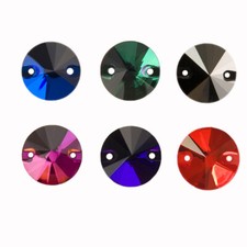 Colorful  Rivoli round shape