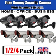 2x 4X Fake Dummy CCTV Security