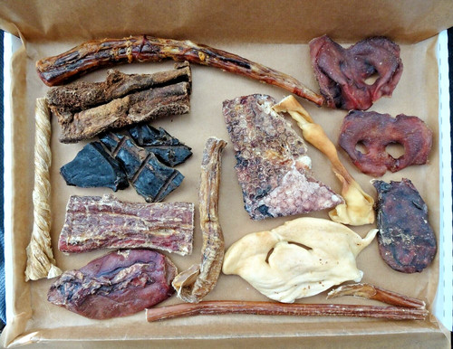 Natural dog treats - treats, tails