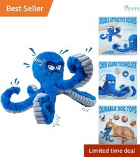 Large Plush Dog Toy Blue