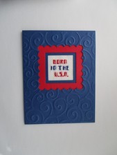 Handmade Greeting Card Cross