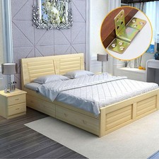 10Pcs Bed Rail Brackets Easy