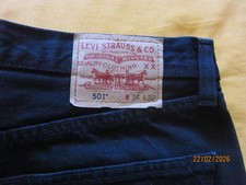 Levi’s 501 Jeans Black Waist