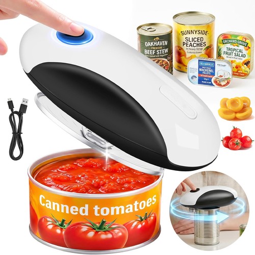 Electric tin can opener one - tin,
