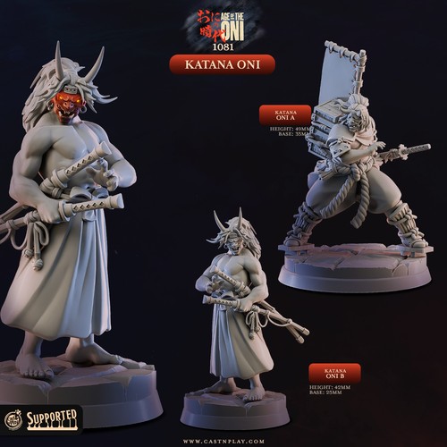 Katana oni 32mm hero - oni,
