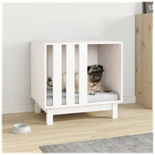 Dog House White Solid Pine