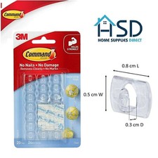 3M Command Hooks Clips Self