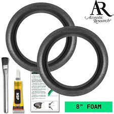 Acoustic Research AR 18 16 8" Foam Woofer Speaker  Surrounds Repair Kit Glue UK