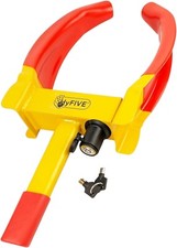 Wheel clamp for car trailer - car,