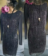 New river island black beaded