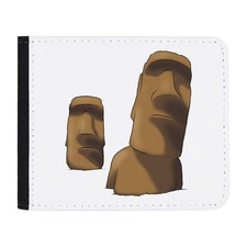 'Easter Island Head Pair' Wallet (WL00018371)