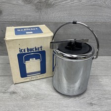 Vintage Ice Bucket Chrome