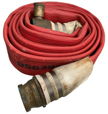 Fire Hose 70mm Layflat 4.5 Metres Type 3 Pump Discharge Brass Fitments Ends
