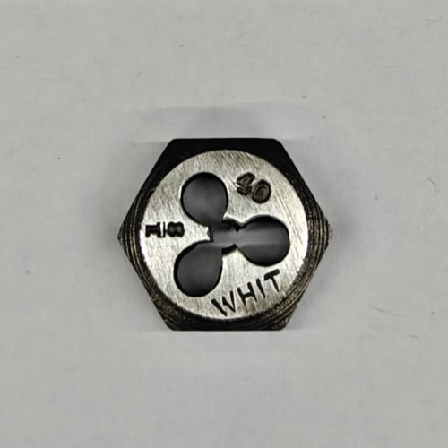 Bsw hex die 3 4 - 1/8"-40,