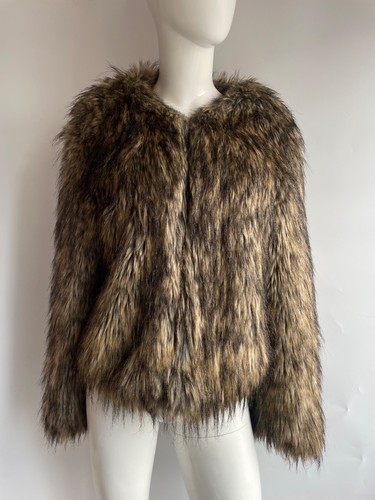 Vintage faux fur - faux, brown