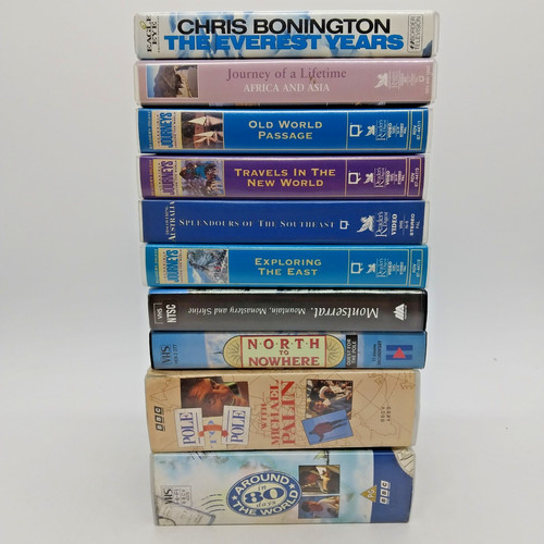 Job lot vhs cassettes x10 - vhs,