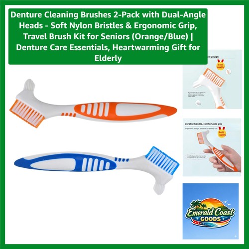 Ergonomic pack denture - ergonomic, 2-pack