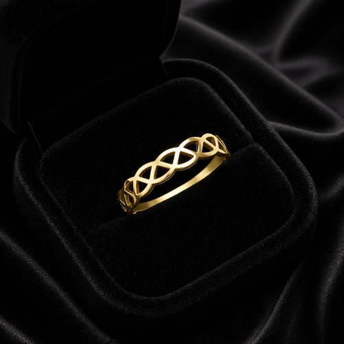 Celtic band ring 9ct - celtic,