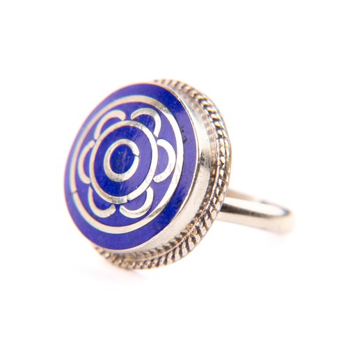 Tibetan ring lapis lazuli - tibetan,