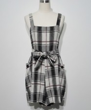 Select Plaid Tartan Pinafore