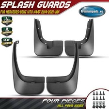 4x Mud Flaps Splash Guards Mudflaps for Mercedes-Benz Vito W447 Van Front & Rear