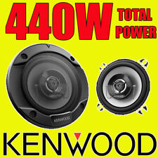 KENWOOD 440W TOTAL 2-WAY 4 INCH 10cm CAR DOOR/SHELF COAXIAL SPEAKERS PAIR