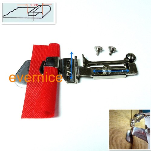 Adjustable double fold hemmer - fold,