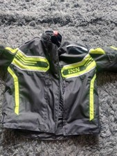 IXS Waterproof Armoured Lined Motorcycle Motorbike  jacket Mens 44 Kawasaki