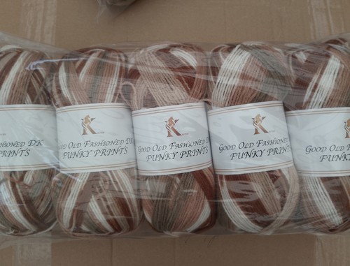 500g knitco funky - 500g, brown