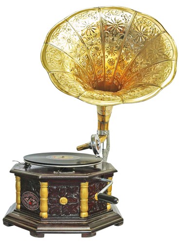 Antique style gramophone
