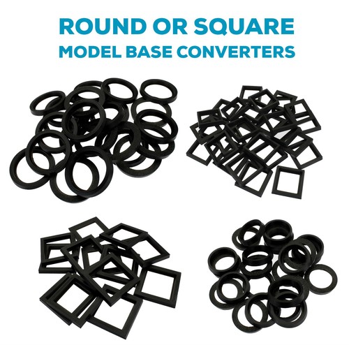 Round square converter - round,