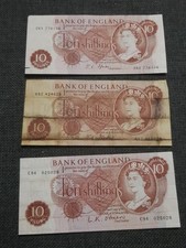 Shilling notes lot1 - 10,