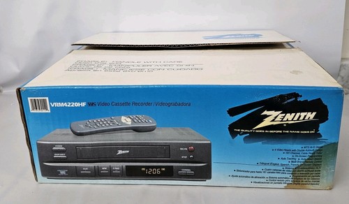 New zenith vcr vrm4220hf - new,