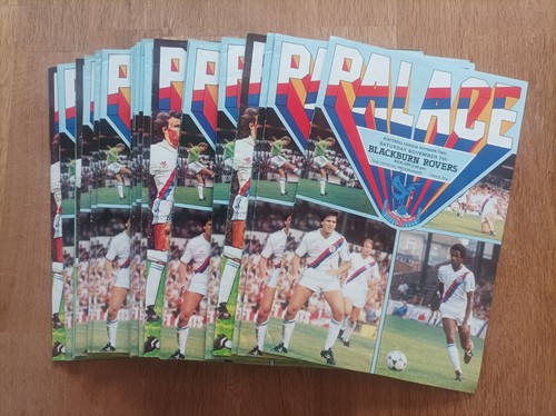 Crystal palace home programmes - crystal,