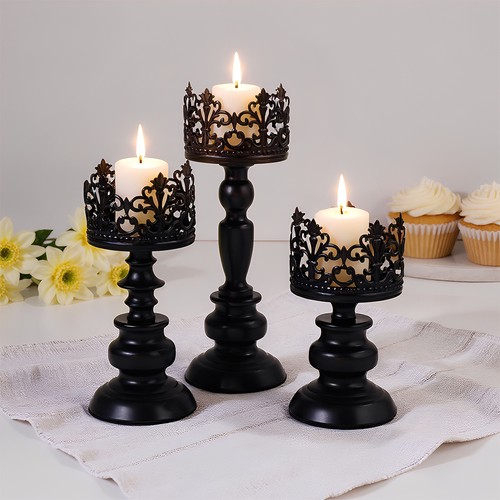 Vintage table iron - iron, pillar