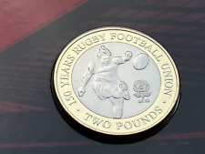 2021 JERSEY RUGBY RFU 150TH ANNIVERSARY - CONVERSION - 2 TWO POUND COIN BU UNC
