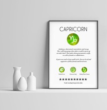 Capricorn Zodiac Print /