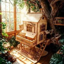 Wooden Forest Adventure Tree