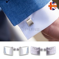 High Polished Silver Mens Cuff