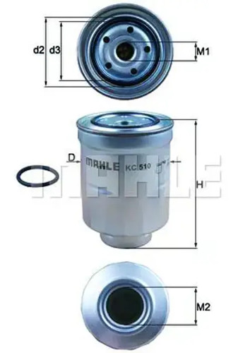 Fuel filter spin kc - fuel, spin-on